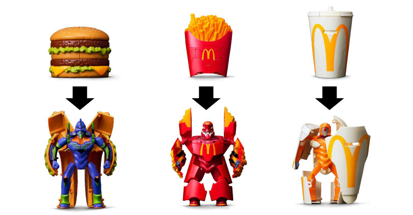 マクドナルド】ビッグマックが初号機に!? 『新世紀エヴァンゲリオン
