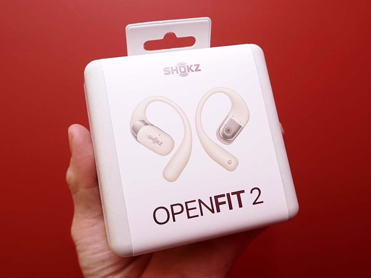 美品】SHOKZ OPENFIT 2 ワイヤレスイヤホン ホワイト Amazon.com