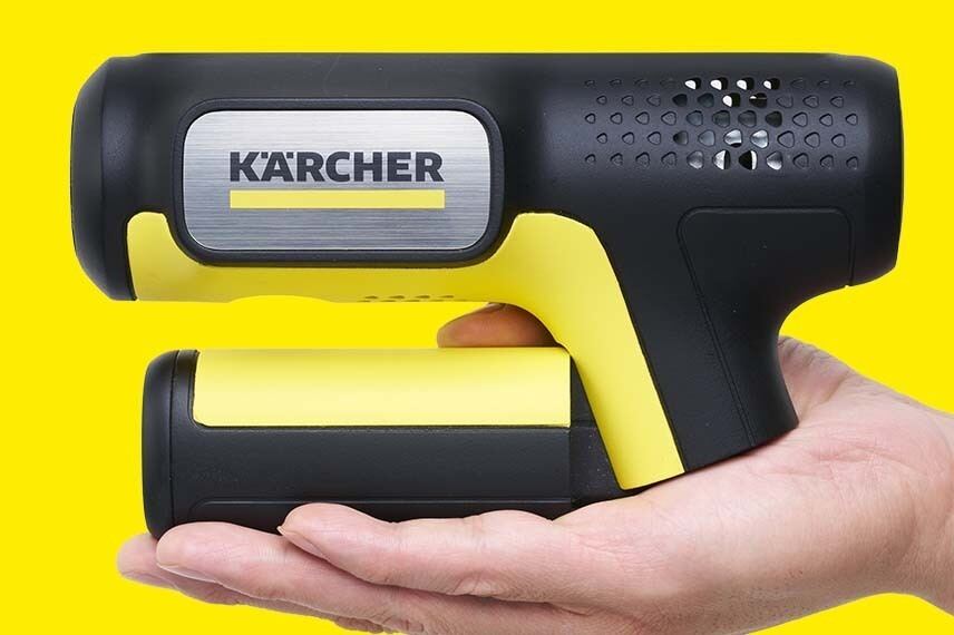 ケルヒャー、手のひらサイズの高圧洗浄機「ハンディエア」発売日を決定