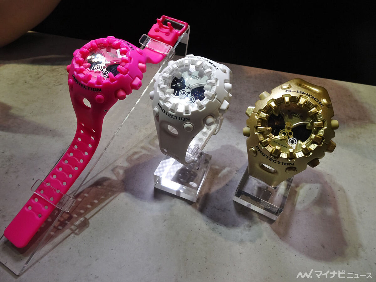 カシオ 2025年10月発売のG-SHOCKを実機写真で！ | マイナビニュース