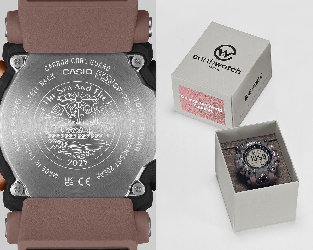 カシオ、G-SHOCK×EARTHWATCHコラボ「GW-9502KJ」- “カバ”がモチーフ