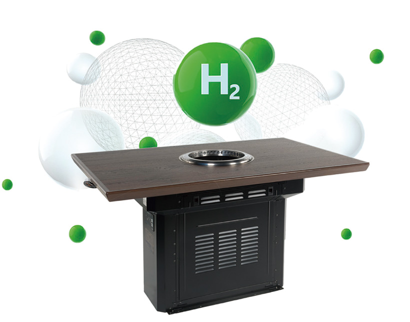 焼肉特集：この新機種に注目＝シンポ「水素式無煙ロースター（HSR