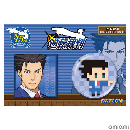 トピックス】『逆転裁判』シリーズの「成歩堂龍一」と「御剣怜侍」缶