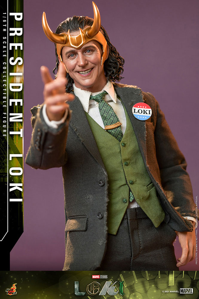Disney+のドラマ『ロキ』より、大統領ロキのハイエンドな1/6スケール