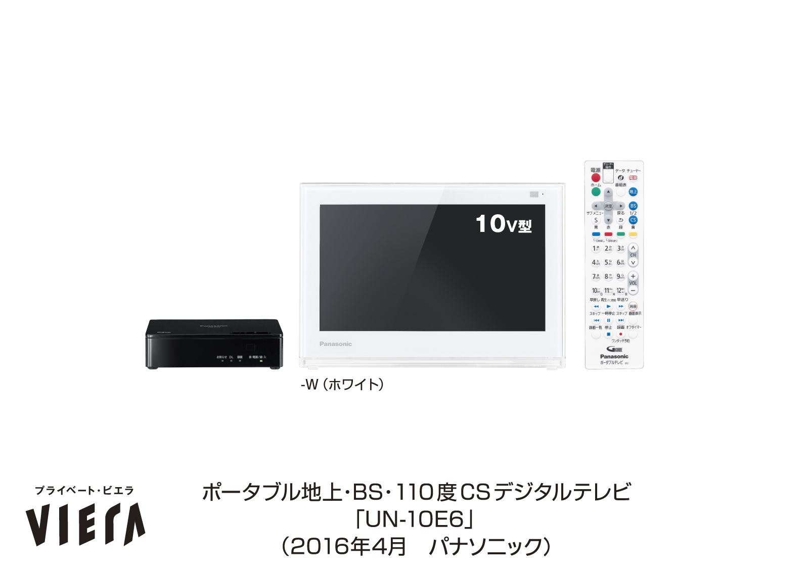 ポータブルテレビ「プライベート・ビエラ」 TD6シリーズ 他3シリーズを