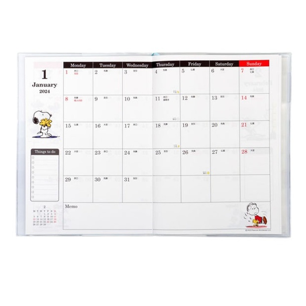 毎年大好評の純金開運カレンダーも！「おかいものスヌーピー」で買える