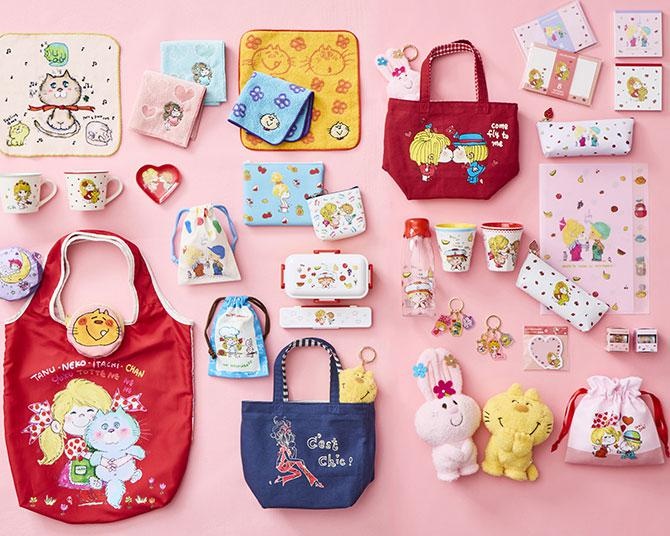 亜土ちゃん×ボールアンドチェーンの春にぴったりなかわいいエコバッグ