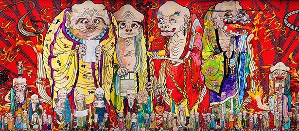 画像1 / 6＞大型個展「村上隆の五百羅漢図展」が六本木で開催