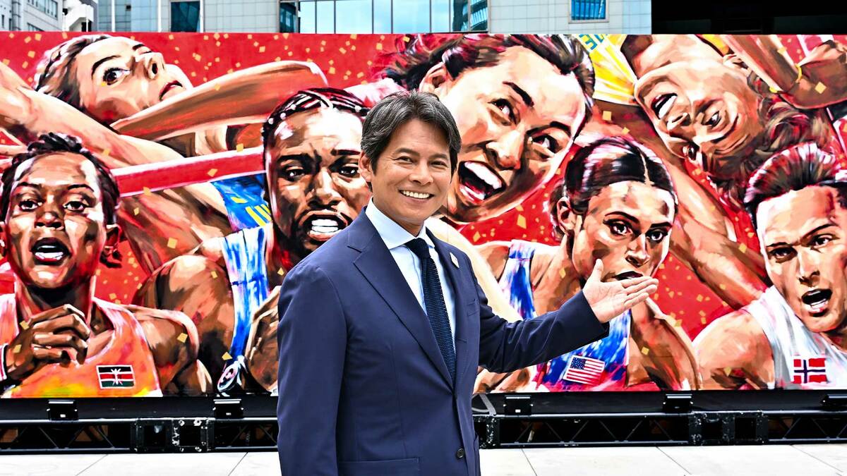 織田裕二さんが“最後の仕上げ”「ドキドキしました」女子やり投・北口榛