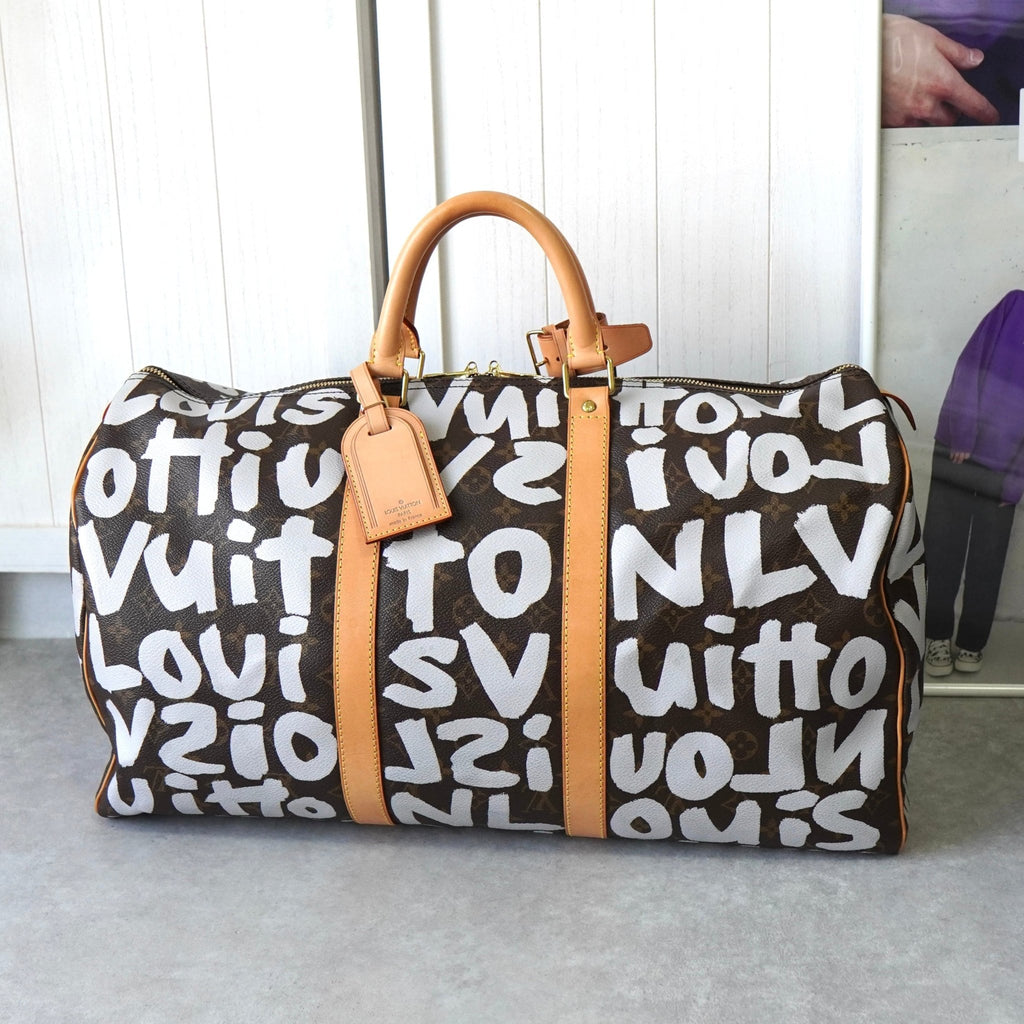 ルイヴィトン モノグラム グラフィティ キーポル50 ボストンバッグ