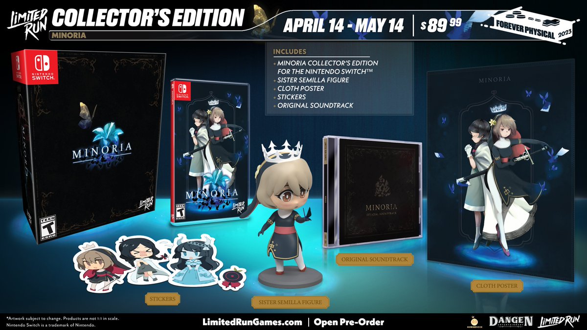 Minoria planned for physical release on Switch