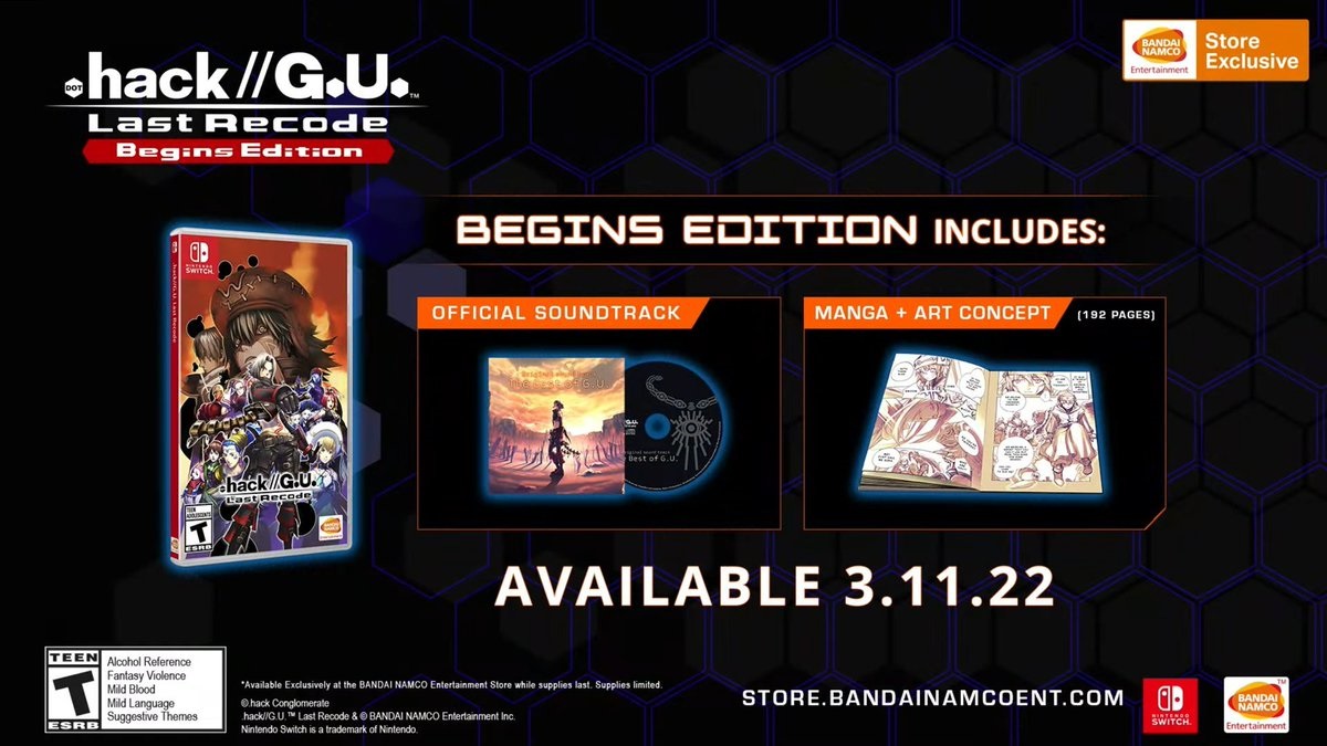 hack//G.U. Last Recode Switch physical 