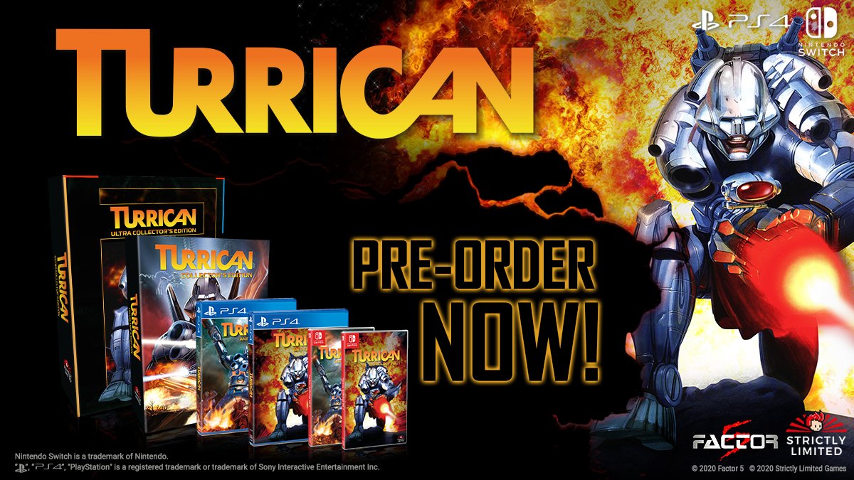 Turrican Anthology Vol. 1 And Anthology Vol. 2 Announced For