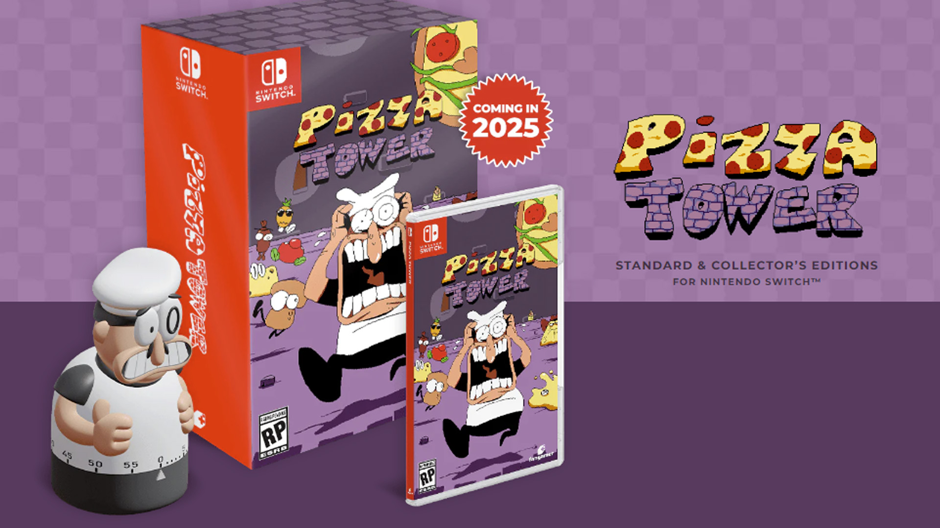 A physical edition of Pizza Tower for Switch is coming soon from