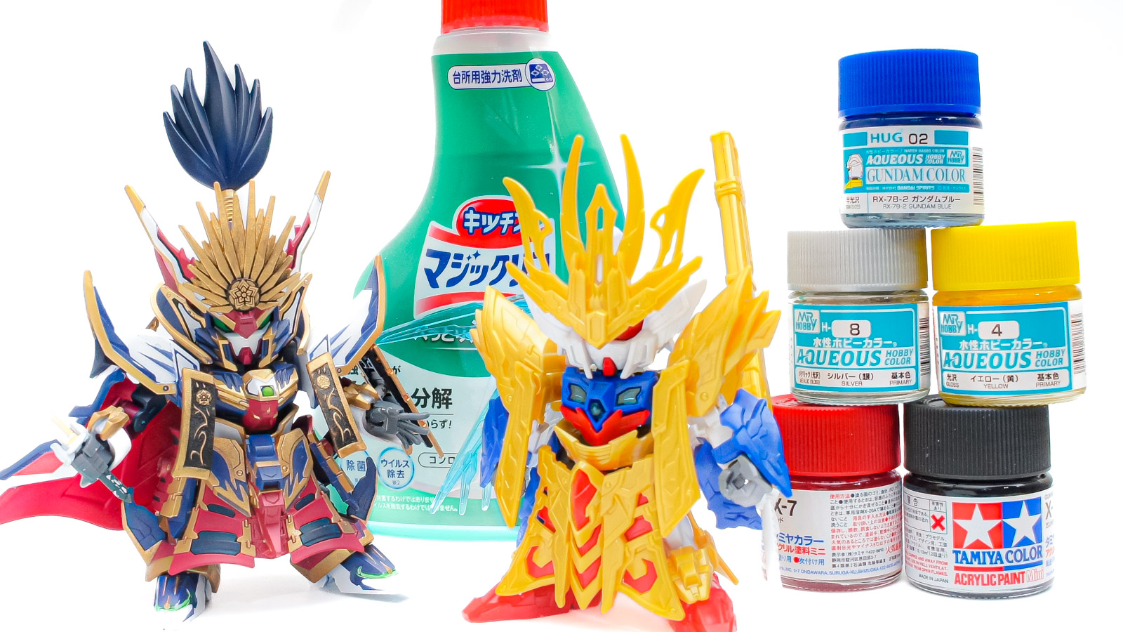 マスキングなしでプラモの塗り分けが超捗る／アクリル拭き取り法の