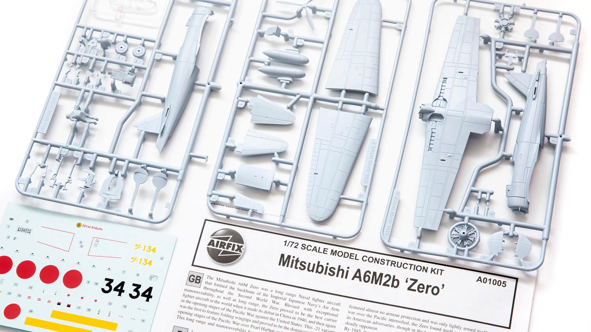 おどろく味付け！ 英国生まれのポップな零戦／エアフィックス1:72