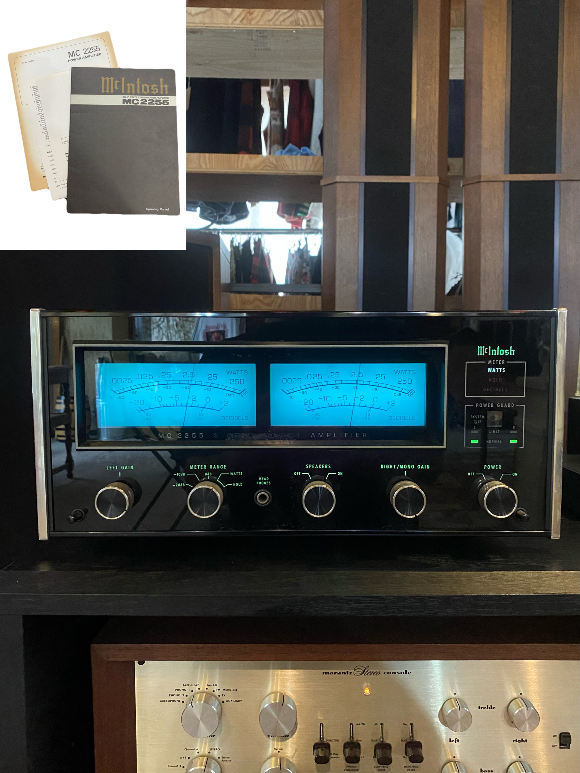1980s Mcintosh MC2255 パワーアンプ 1 現状品 | 京都アンティーク