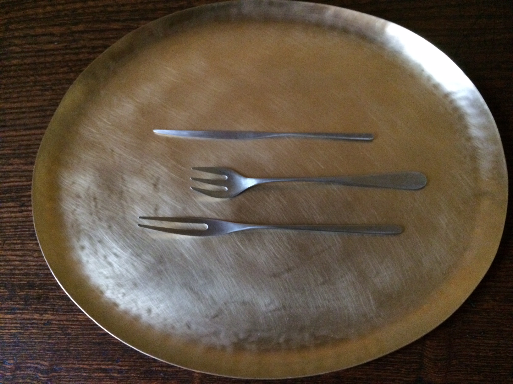 坂野友紀さんのトレーとカトラリー | 丹羽茶舗