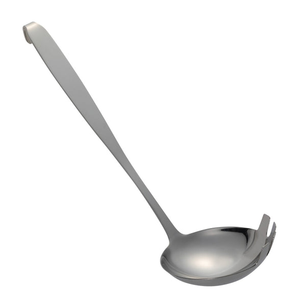 麺とスープが一度にすくえるおすすめ学校給食用おたま『歯付きお玉