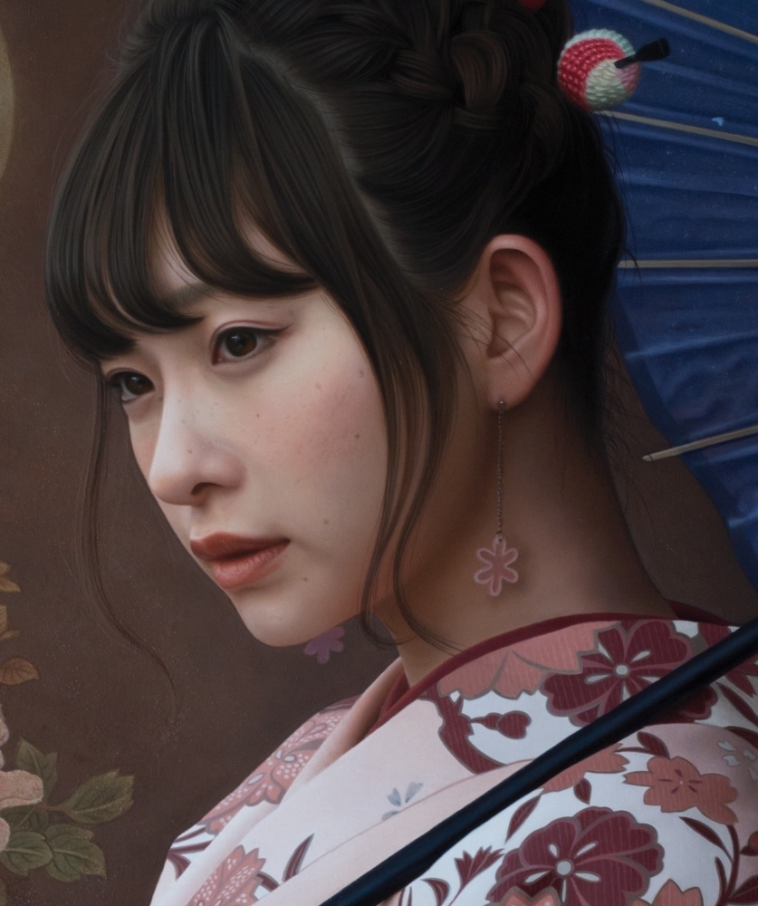 新品未使用 岡靖知 鉛筆画集 画集 サイン 署名 2冊セット 写実絵画