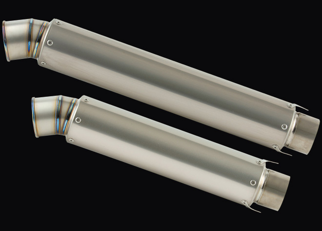 ストレイトチタンサイレンサー V-2 φ85 320mm/420mm | NOBLEST
