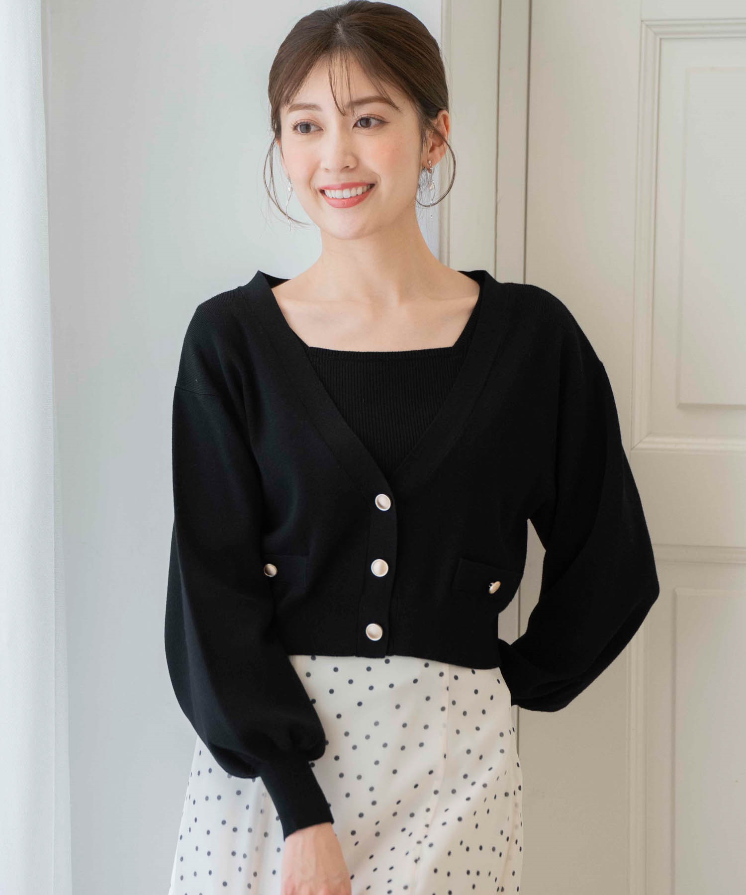 半袖ニット×カーデアンサンブル | ニット | NOELA OFFICIAL WEB STORE