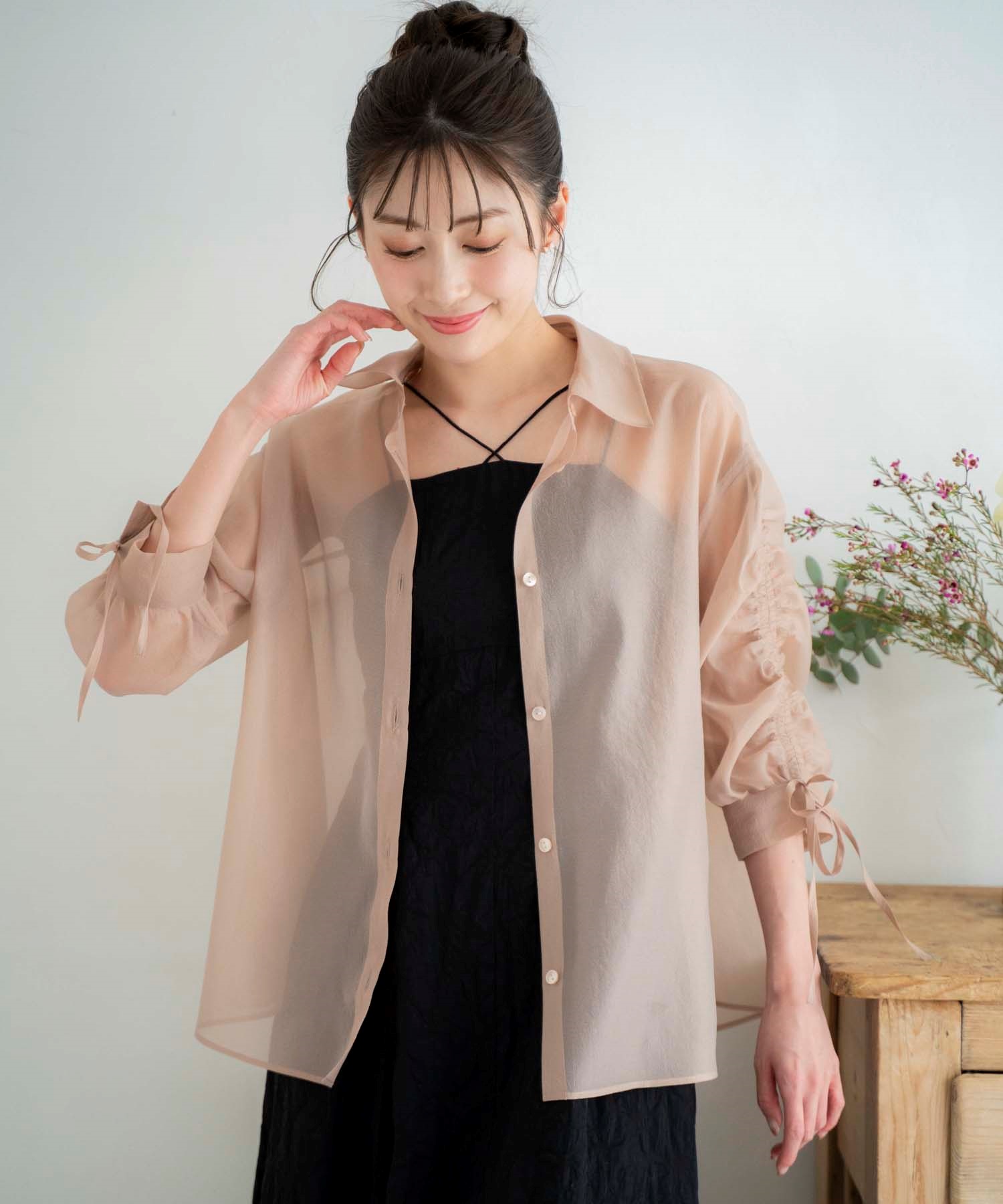 ドロストスリーブシアーシャツ | シャツ・ブラウス | NOELA OFFICIAL