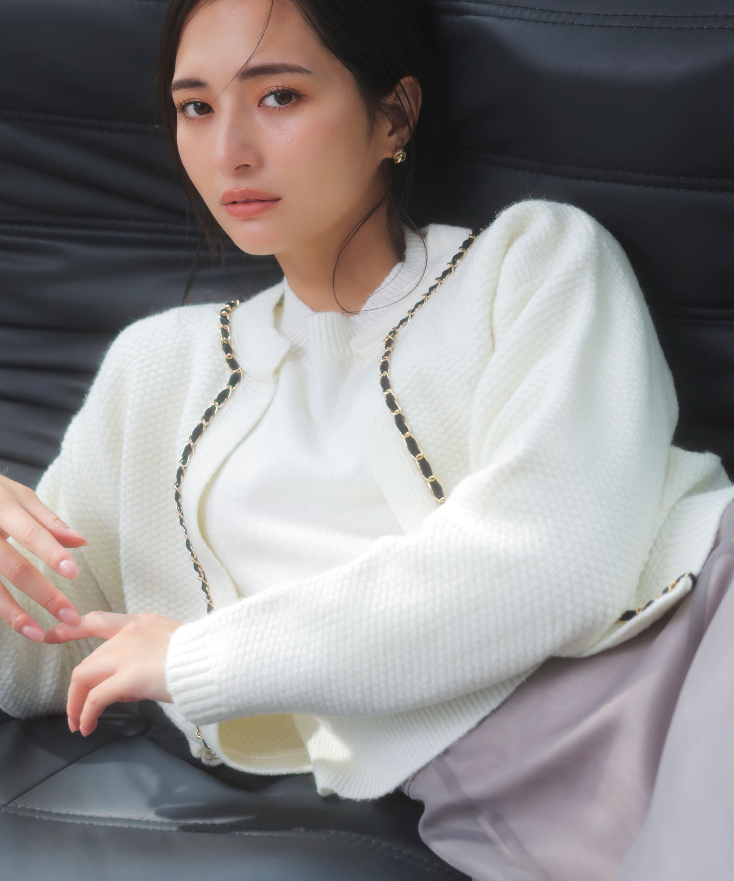 販路限定カラーあり】チェーンブレードニットアンサンブル | ニット