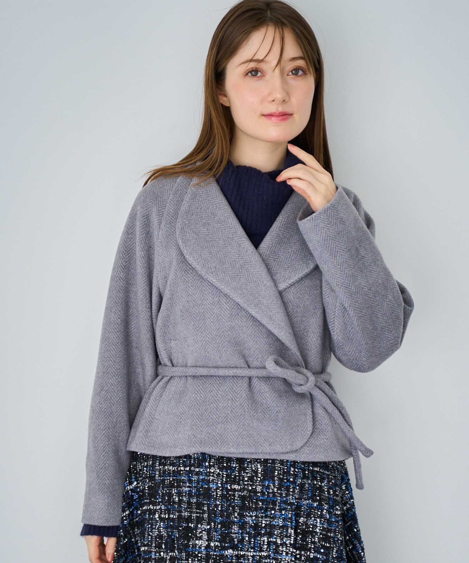 レース衿マーメイドニットワンピ | ニットワンピース | NOELA OFFICIAL