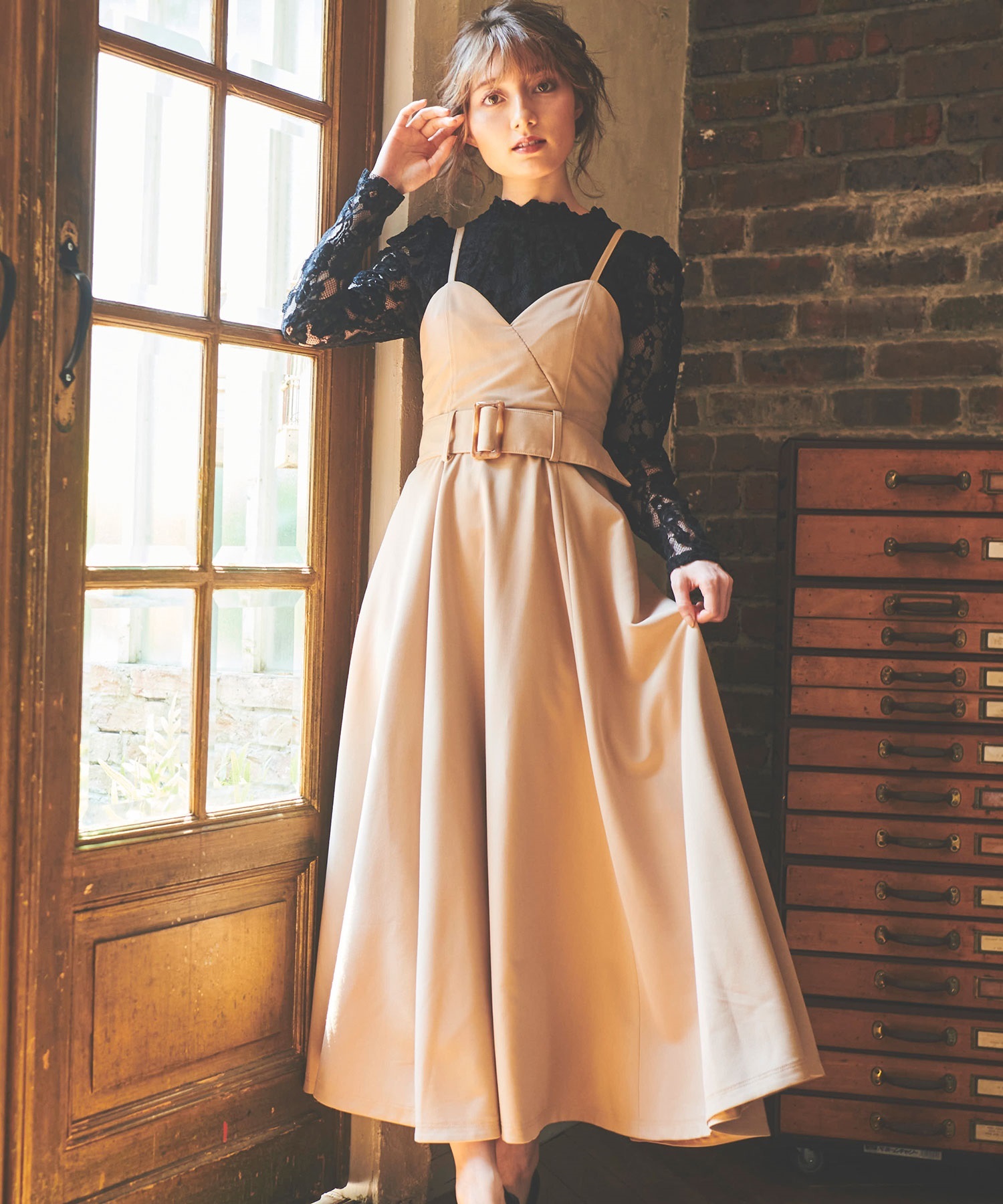 ボリュームフレアキャミワンピ | キャミワンピース | NOELA OFFICIAL