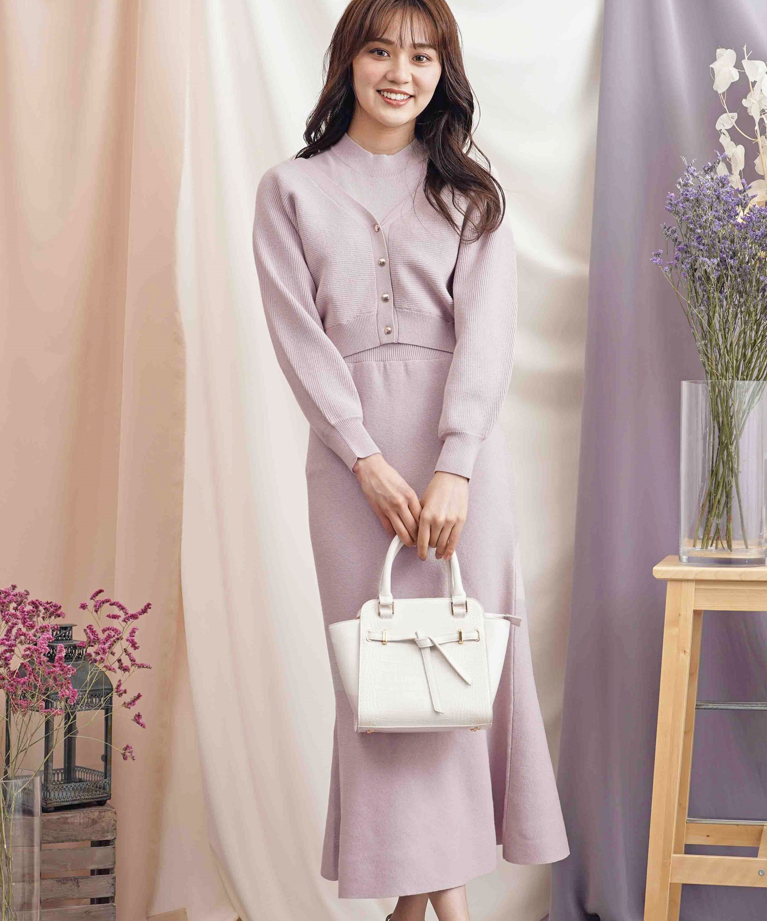 ボレロ2WAYニットワンピース | ニットワンピース | NOELA OFFICIAL