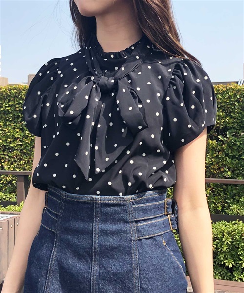 ドットボウタイブラウス | シャツ・ブラウス | NOELA OFFICIAL WEB STORE