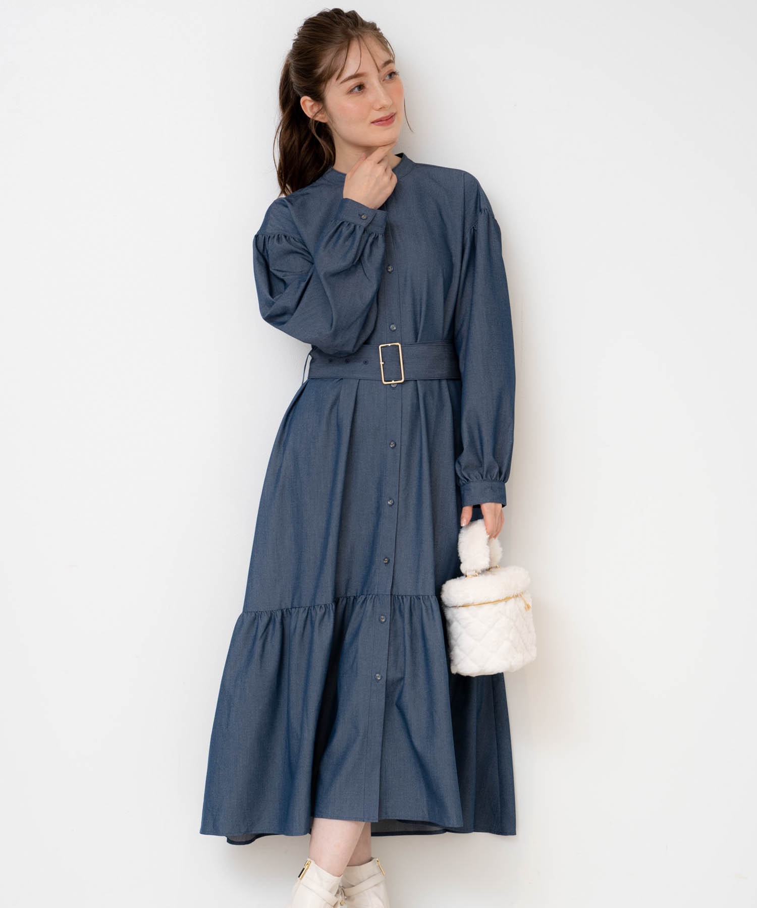 カラーティアードワンピース | ロングワンピース | NOELA OFFICIAL WEB