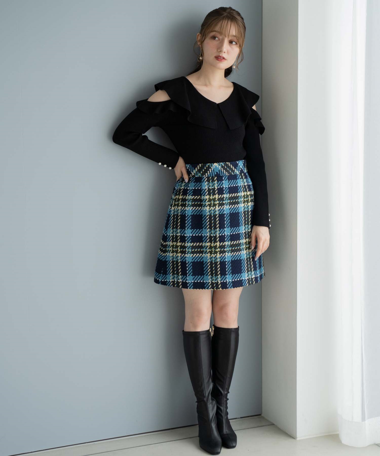 ストレッチレザーロングブーツ | ブーツ | NOELA OFFICIAL WEB STORE