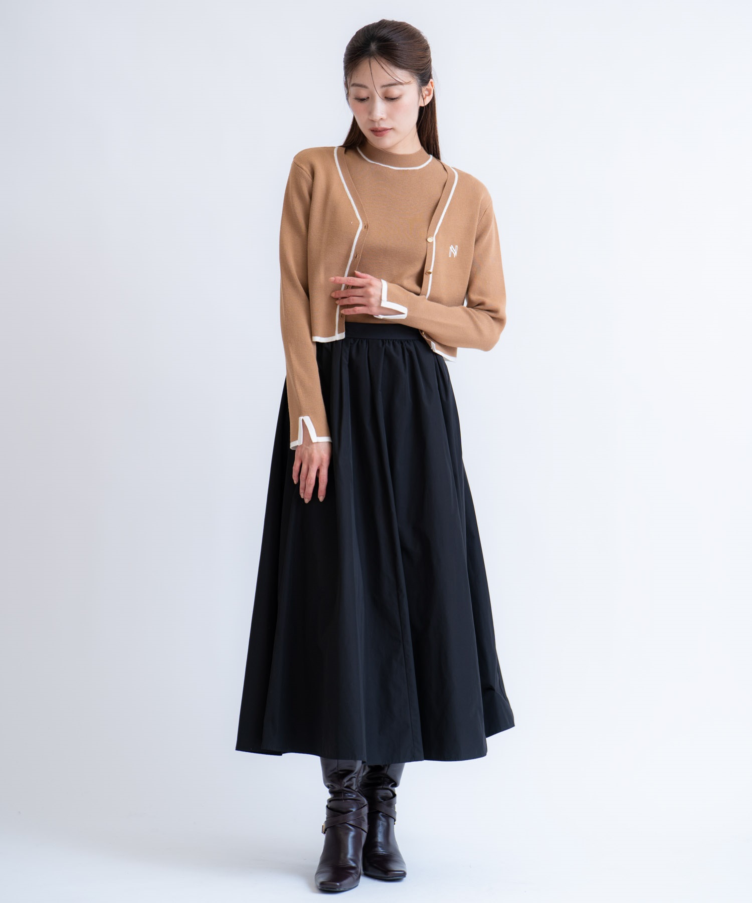 ロゴ刺繍アンサンブル | ニット | NOELA OFFICIAL WEB STORE