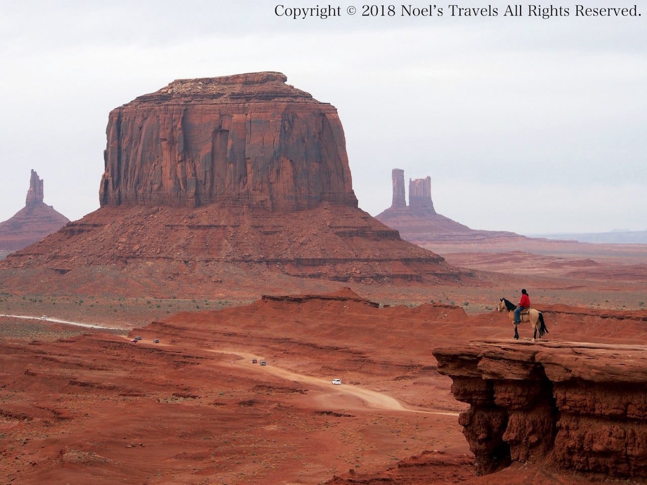 モニュメントバレー』前編。人気のジョンフォード・ポイントなど