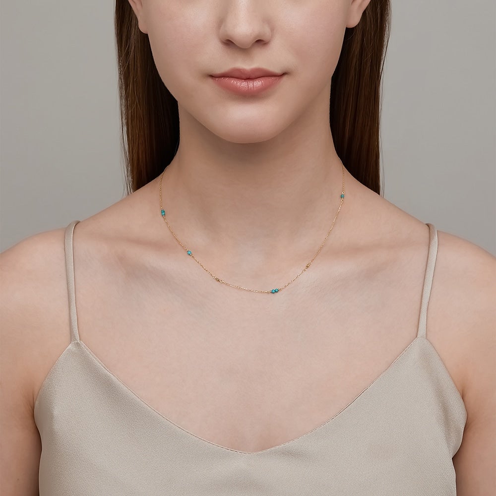 K10ターコイズネックレス｜ネックレス｜ノジェス 公式オンラインストア