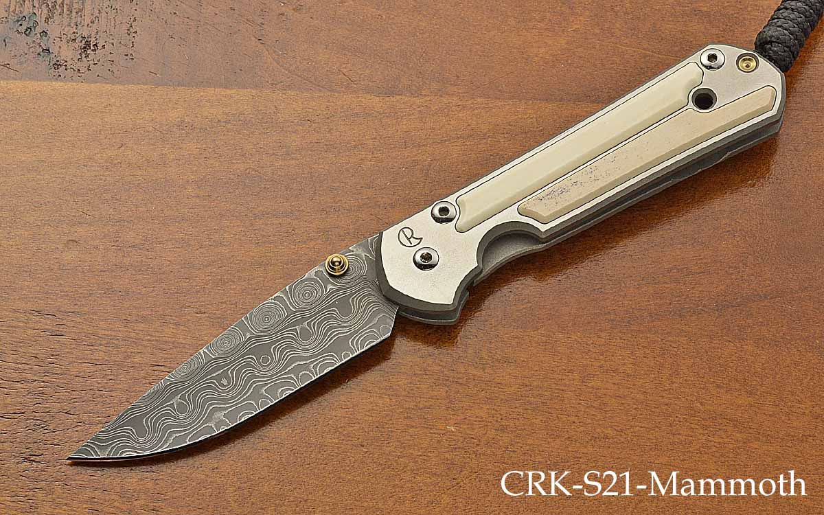 Small Sebenza 21 Mammoth Ivory Inlays Devin Thomas Raindrop