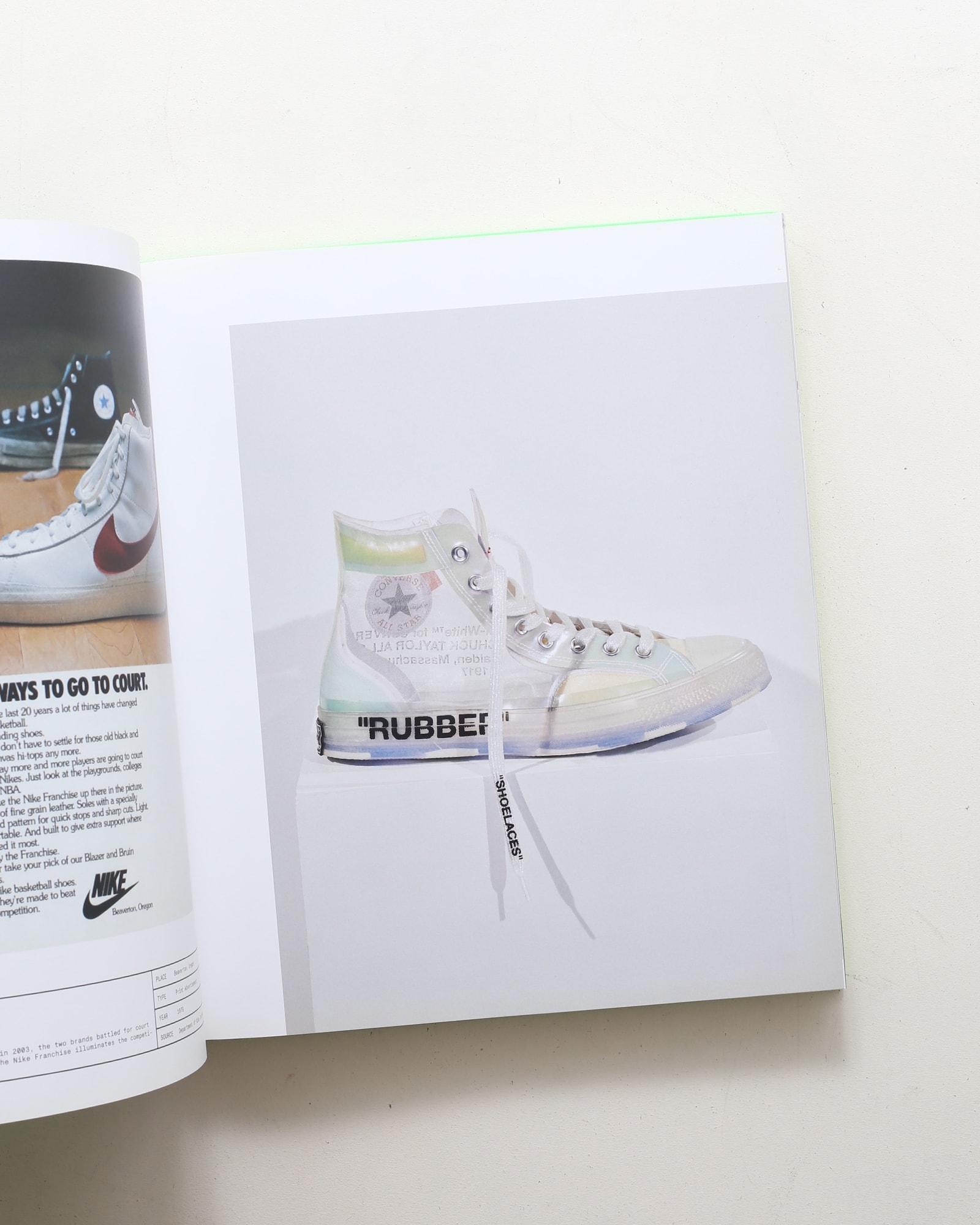 Virgil Abloh. Nike. ICONS | nostos books ノストスブックス