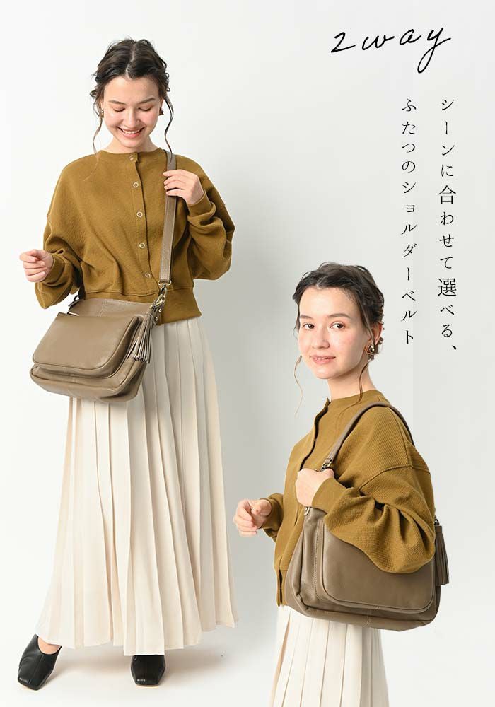 人気色再入荷】アリエル・プラス 人気 レザー ショルダーバッグ