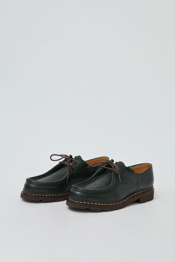 Paraboot Michael Shoe in Lisse Vert – No.6 Store