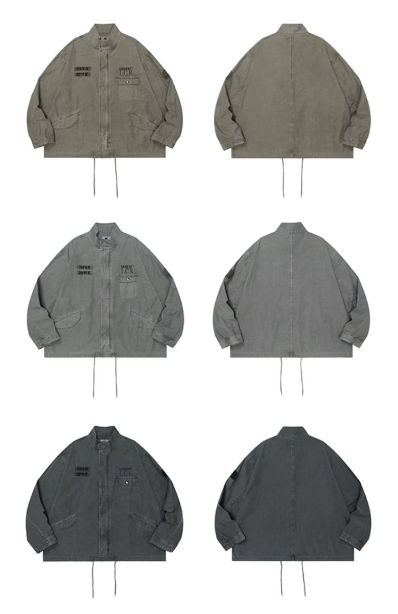 washed military jacket / M65改良版ショートバージョン N4544