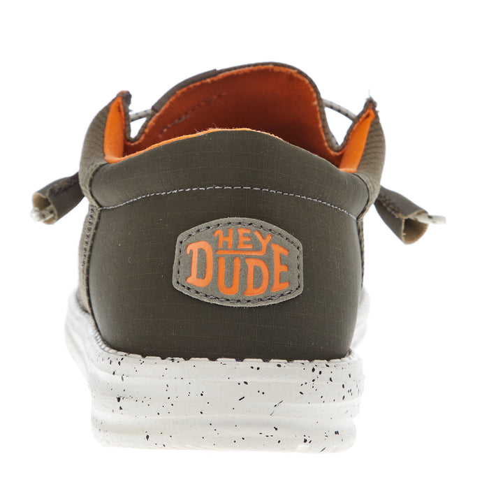 Hey Dude Men's Olive Wally Tri Nylon Trailhead Casual