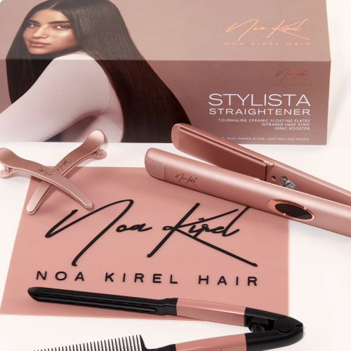 Noa Kirel Stylista Hair Straightener | Rose Gold Flat Iron – NuMe