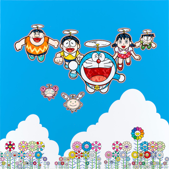 村上隆 × ドラえもん スーパーフラットドラえもん展 ＠六本木 | Numero