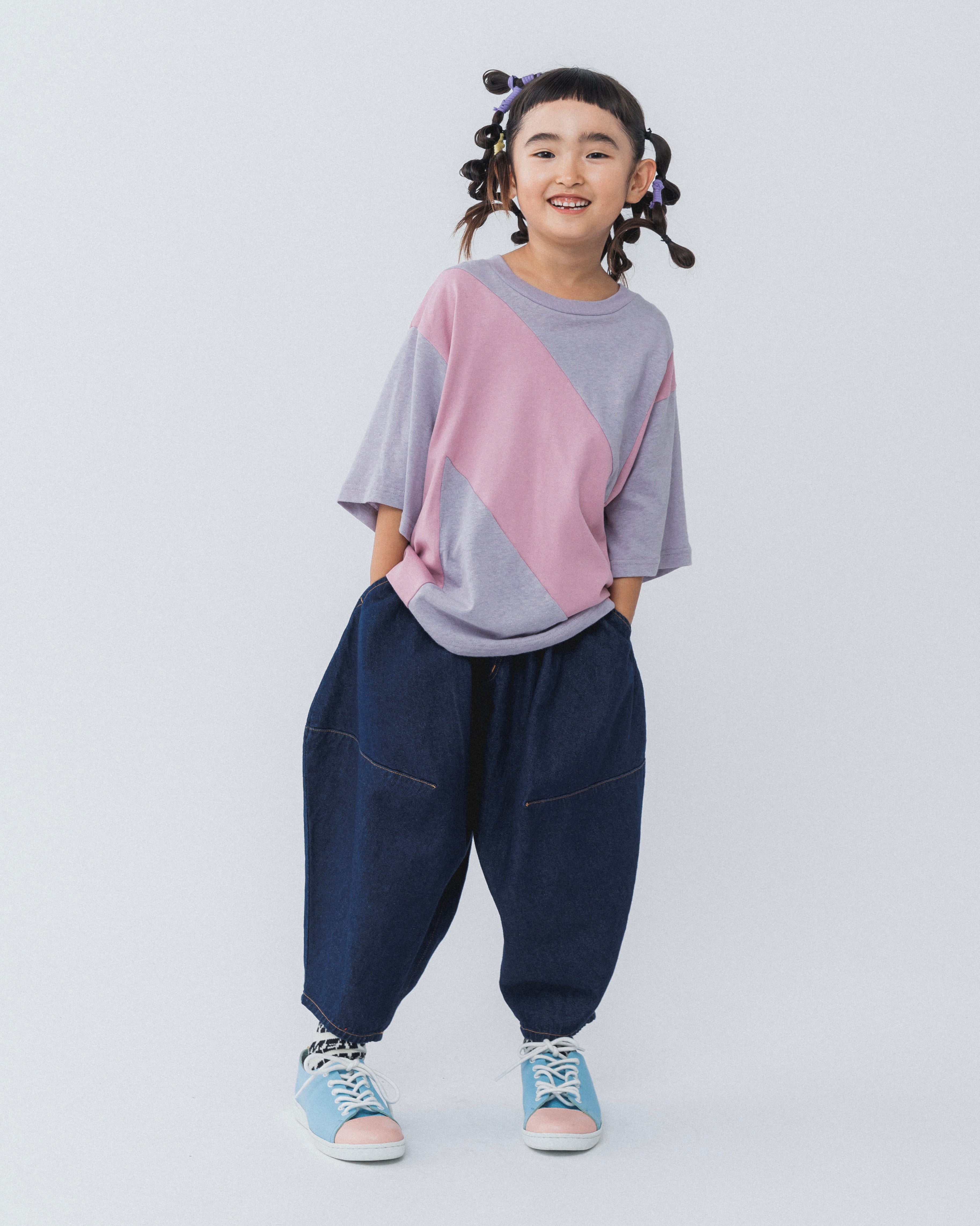 ヌヌフォルム　nunuforme ポインテッドデニムパンツ　155cm ns-621-017A/<定番商品>デニムポインテッドパンツ