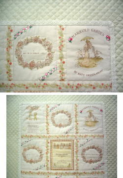 ケイトグリーナウェイパネル地企画 パッチワーク作品 - 楽しむキルト