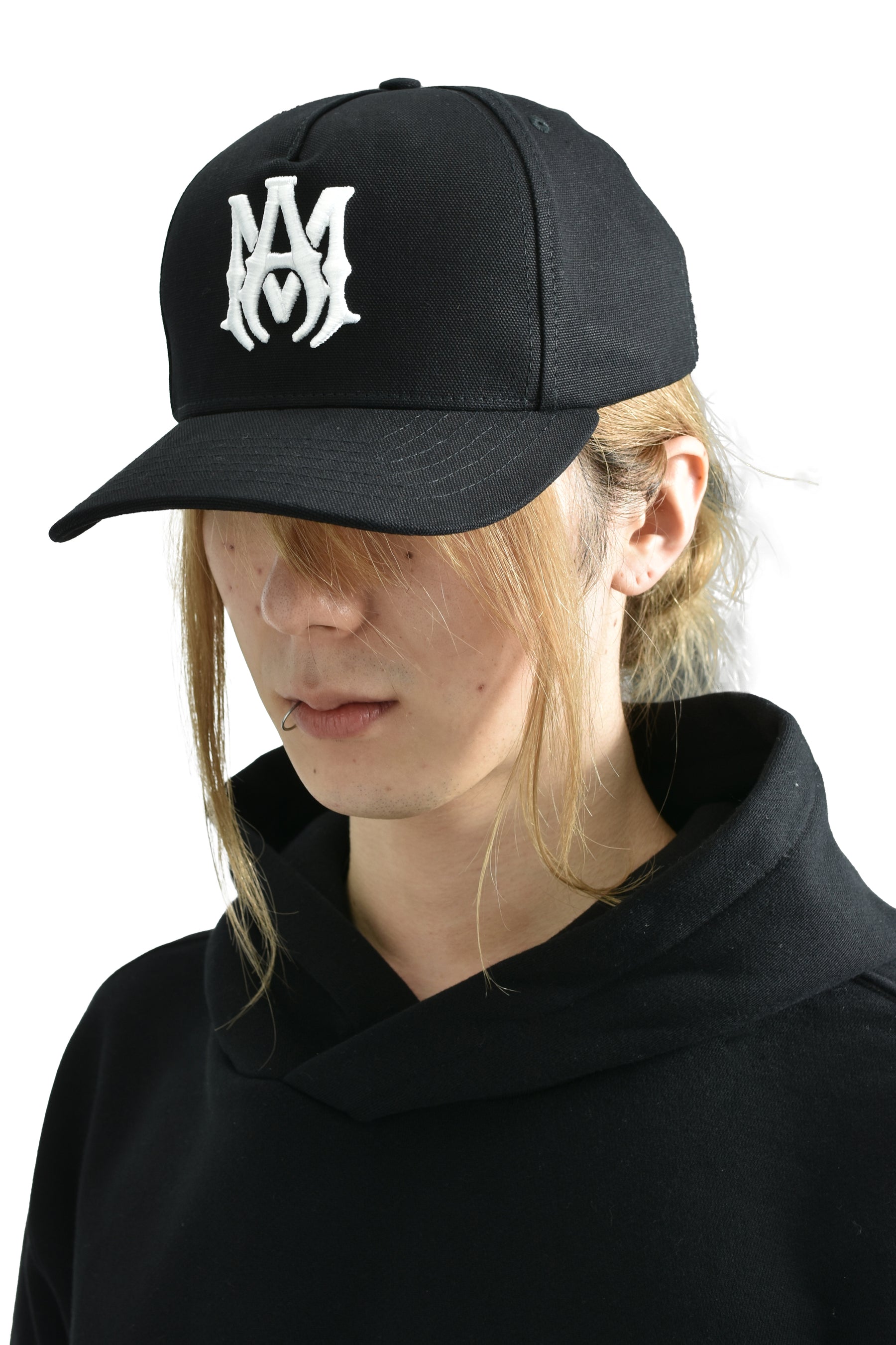 AMIRI FW25 FULL CANVAS MA HAT / BLK - NUBIAN