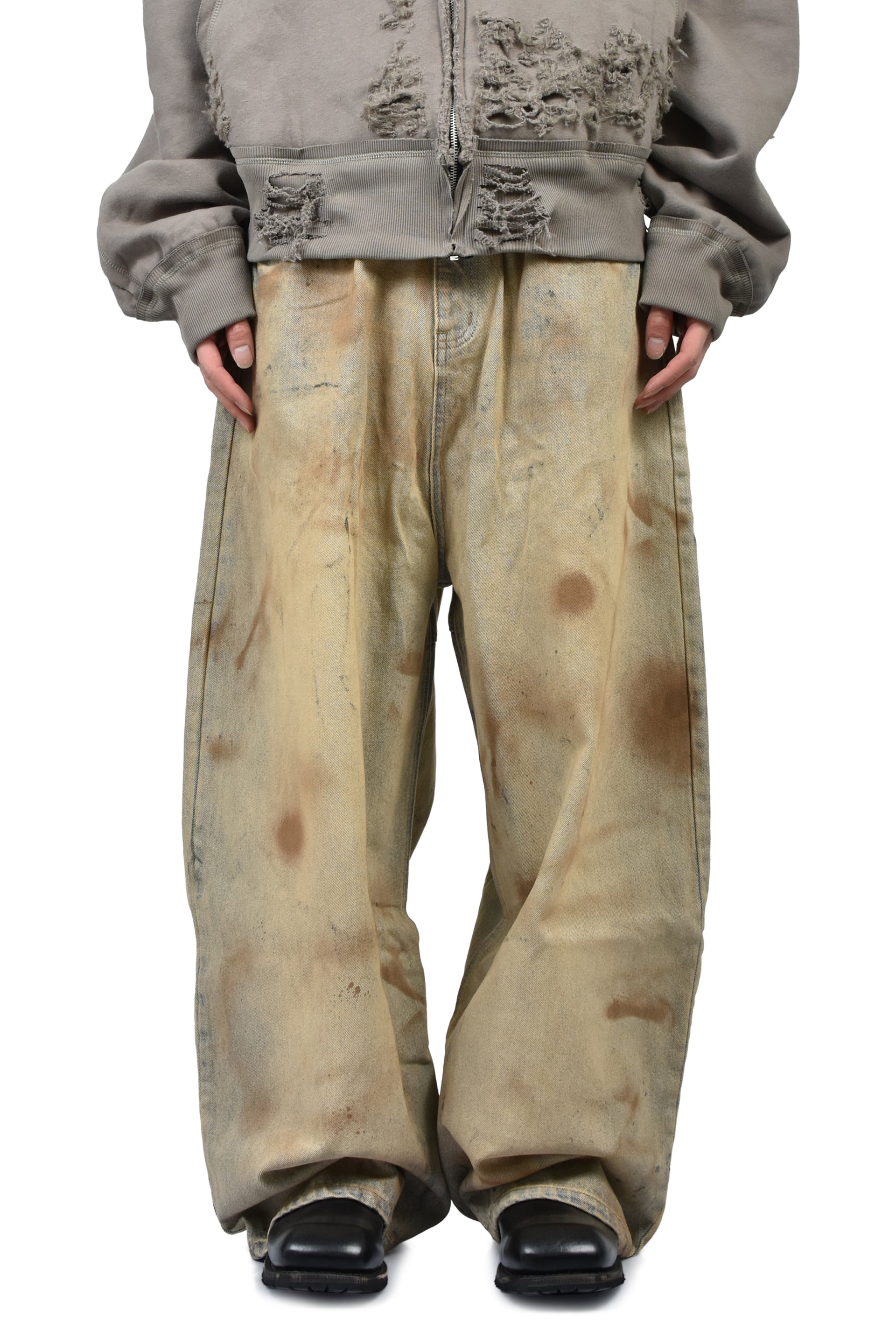 LATUI ATELIER ラトゥイ アトリエ SS26 O.A.F JEANS / YEL - NUBIAN