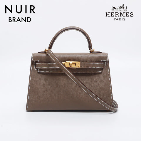 エルメス HERMES B刻印 ミニケリー2 19cm ゴールド金具 ショルダー